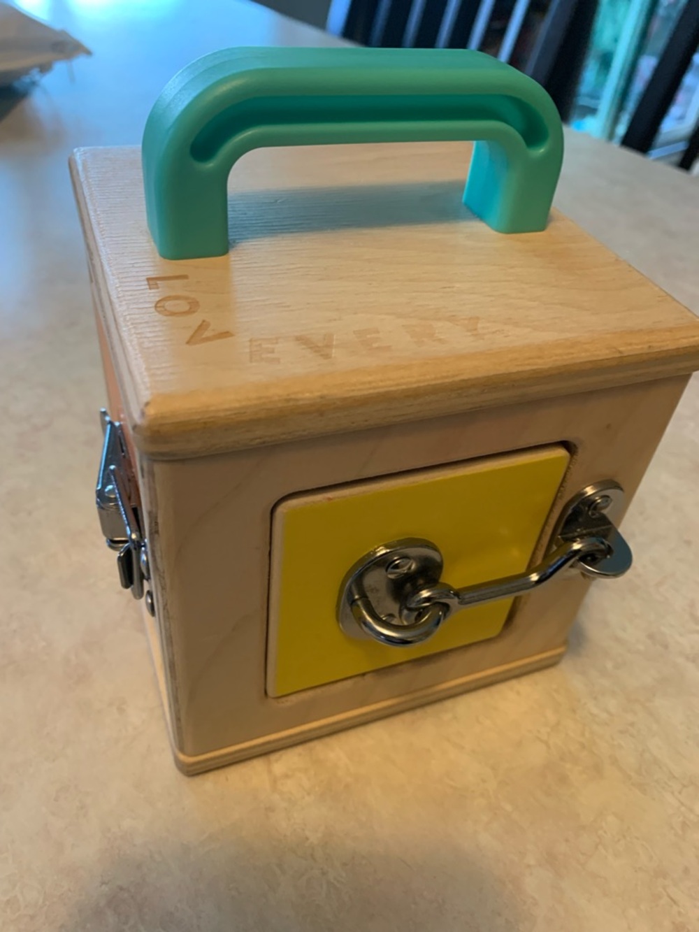 Wooden Lovevery Lock Box Activity Toy